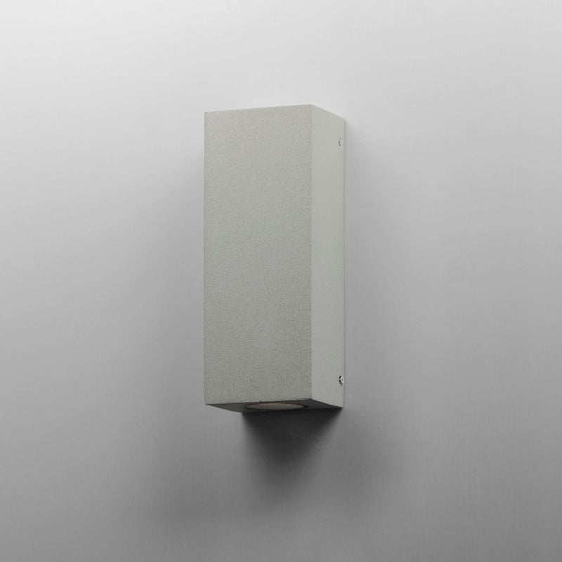 ET2 Lighting Pilar 2 Light LED Outdoor Wall Sconce, Sandstone