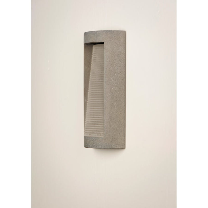 ET2 Lighting Boardwalk LED 2-Light Outdoor Wall Sconce in Greystone