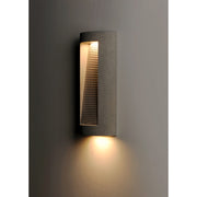ET2 Lighting Boardwalk LED 2-Light Outdoor Wall Sconce in Greystone