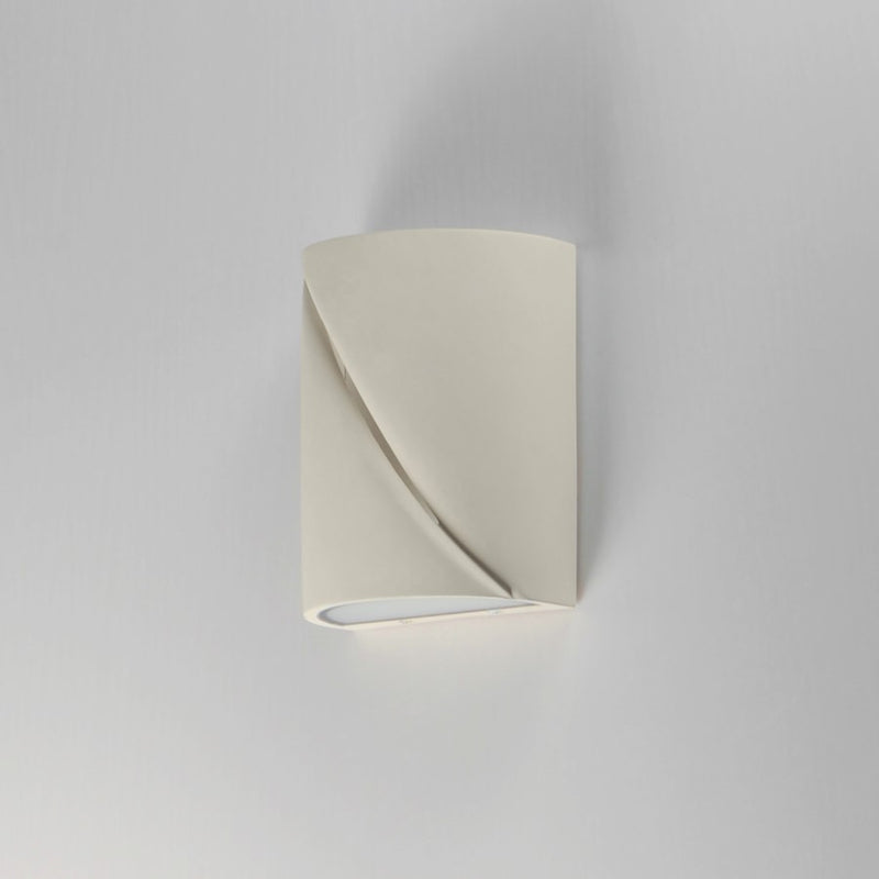 ET2 Lighting Puff 1 Light 8" LED Outdoor Wall Sconce, Chaulk White