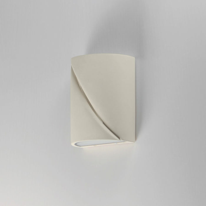 ET2 Lighting Puff 1 Light 8" LED Outdoor Wall Sconce, Chaulk White