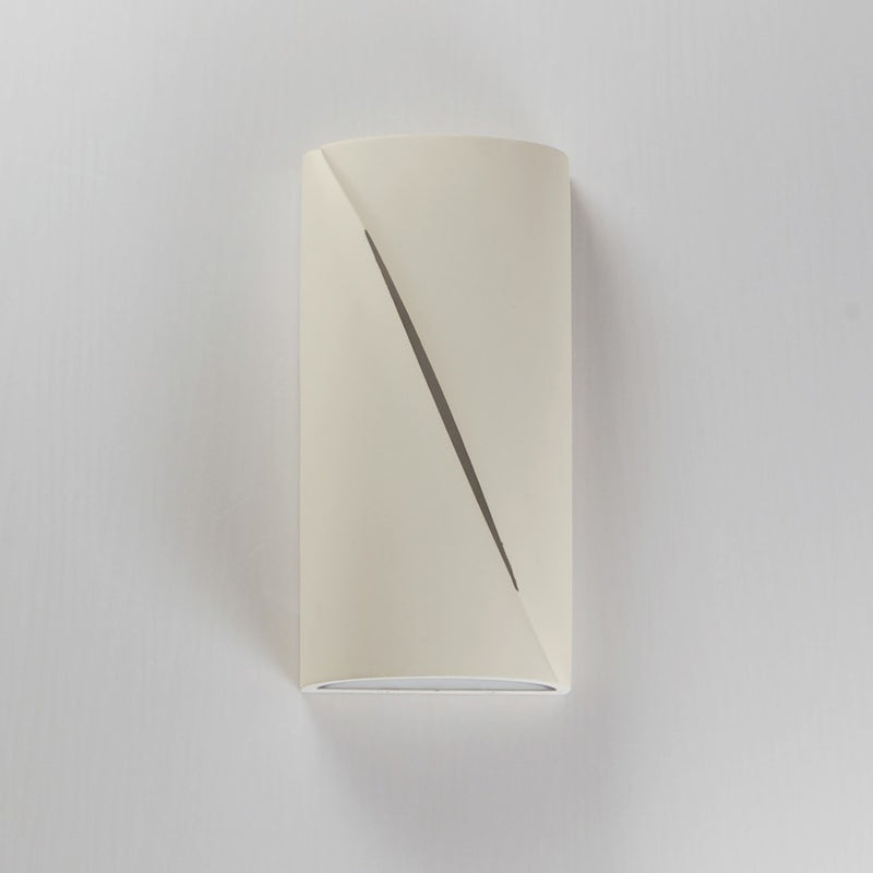 ET2 Lighting Puff 1 Light 12" LED Outdoor Wall Sconce, Chaulk White