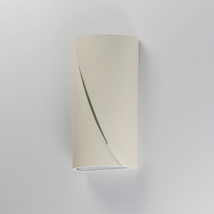 ET2 Lighting Puff 1 Light 12" LED Outdoor Wall Sconce, Chaulk White