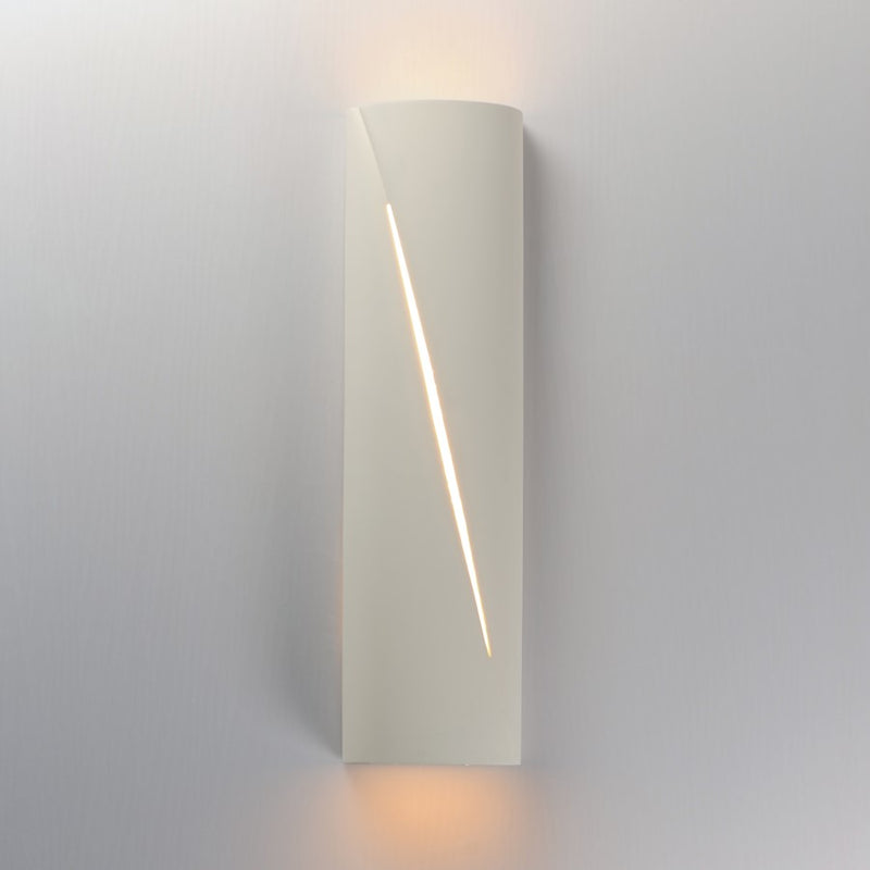 ET2 Lighting Puff 1 Light 22" LED Outdoor Wall Sconce, Chaulk White
