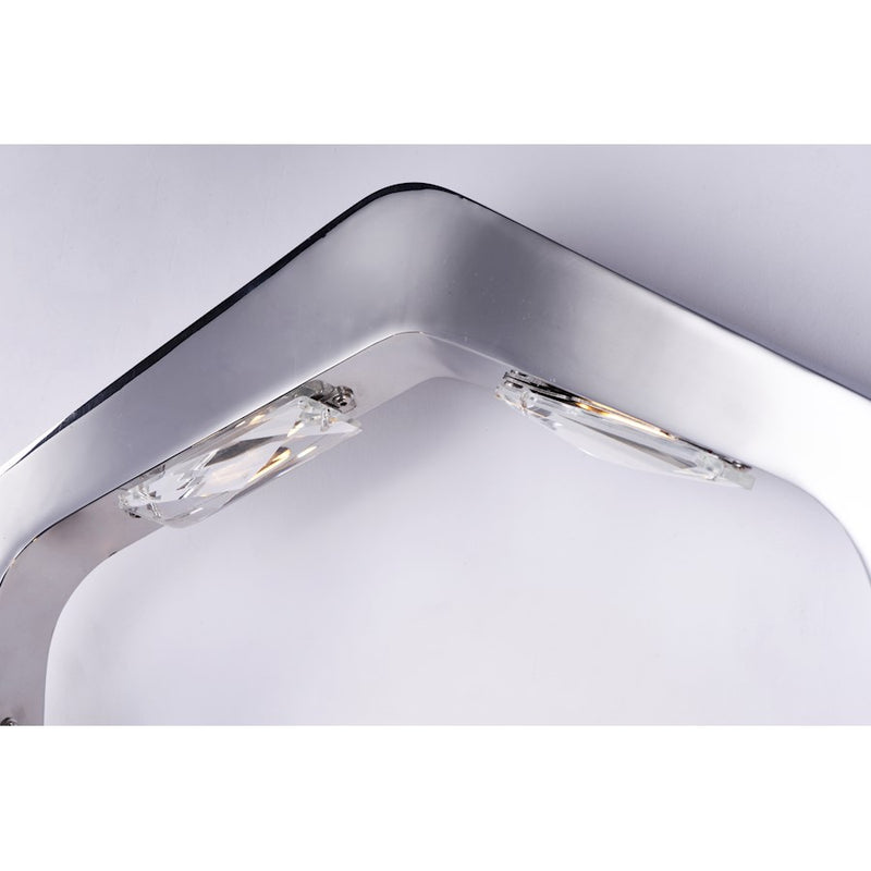 ET2 Lighting Boulder-Wall Sconce, Polished Chrome