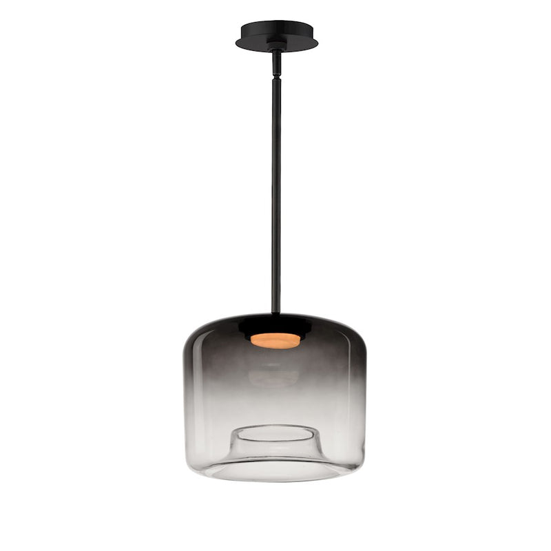 ET2 Lighting Bombona 1Lt LED Pendant, Black/Smoke