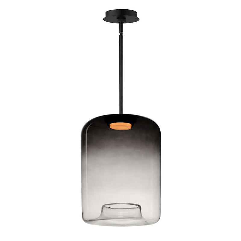 ET2 Lighting Bombona 1Lt LED Pendant, Black/Smoke