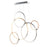 ET2 Lighting Union 5 Light Pendant, Multi-Plated