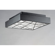 ET2 Lighting Intersect Large Flush Mount, Black
