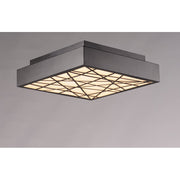 ET2 Lighting Intersect Large Flush Mount, Black