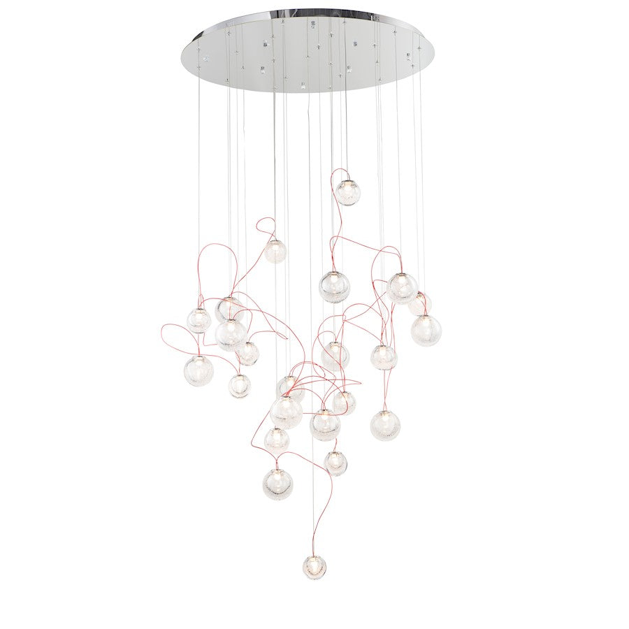 ET2 Lighting Bobble Pendant, Polished Chrome
