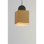 ET2 Lighting Nob Small LED Pendant, Black/Gold