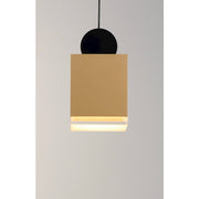 ET2 Lighting Nob Small LED Pendant, Black/Gold