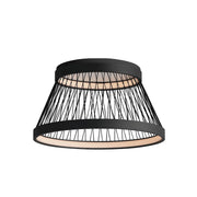 ET2 Lighting Loom 2 Light 23" LED Flush Mount, Black - E20980-BK