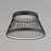 ET2 Lighting Loom 2 Light 23" LED Flush Mount, Black