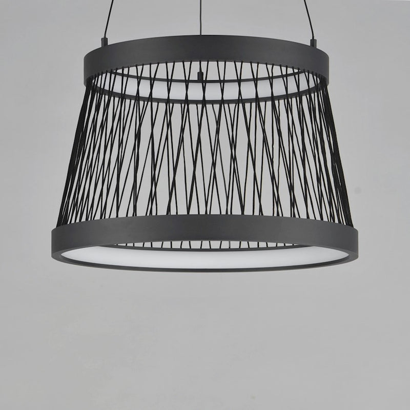 ET2 Lighting Loom 2 Light 20" LED Pendant, Black