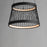 ET2 Lighting Loom 2 Light 20" LED Pendant, Black