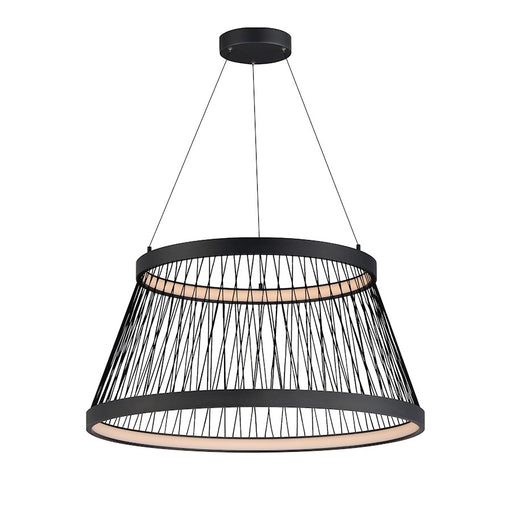 ET2 Lighting Loom Large 2 Light LED Pendant, Black - E20983-BK