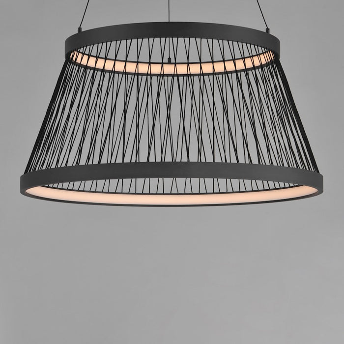 ET2 Lighting Loom Large 2 Light LED Pendant, Black