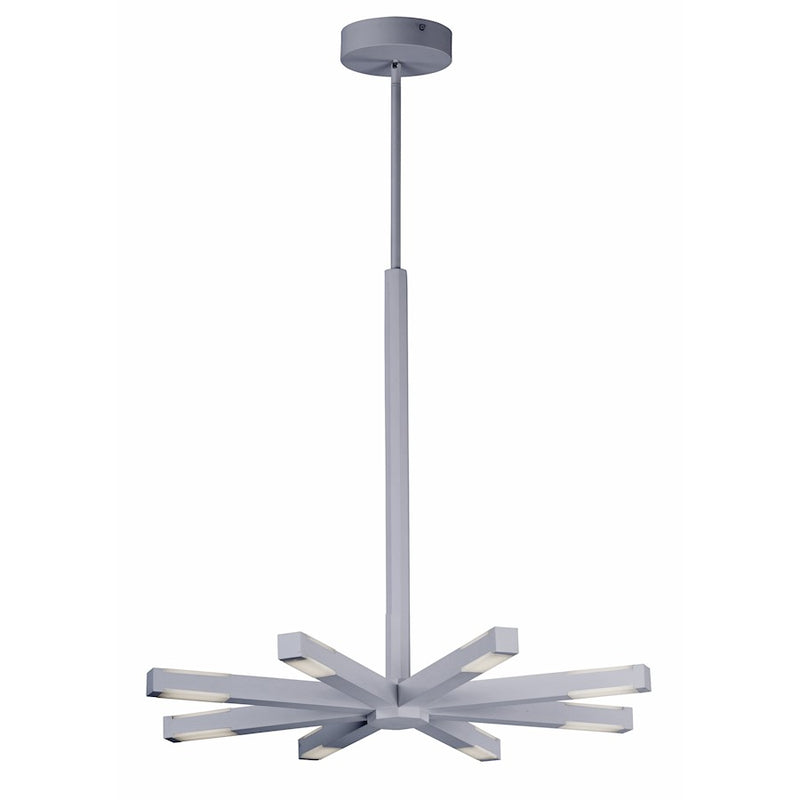 ET2 Lighting Spoke 1 Light LED Pendant, Matte White