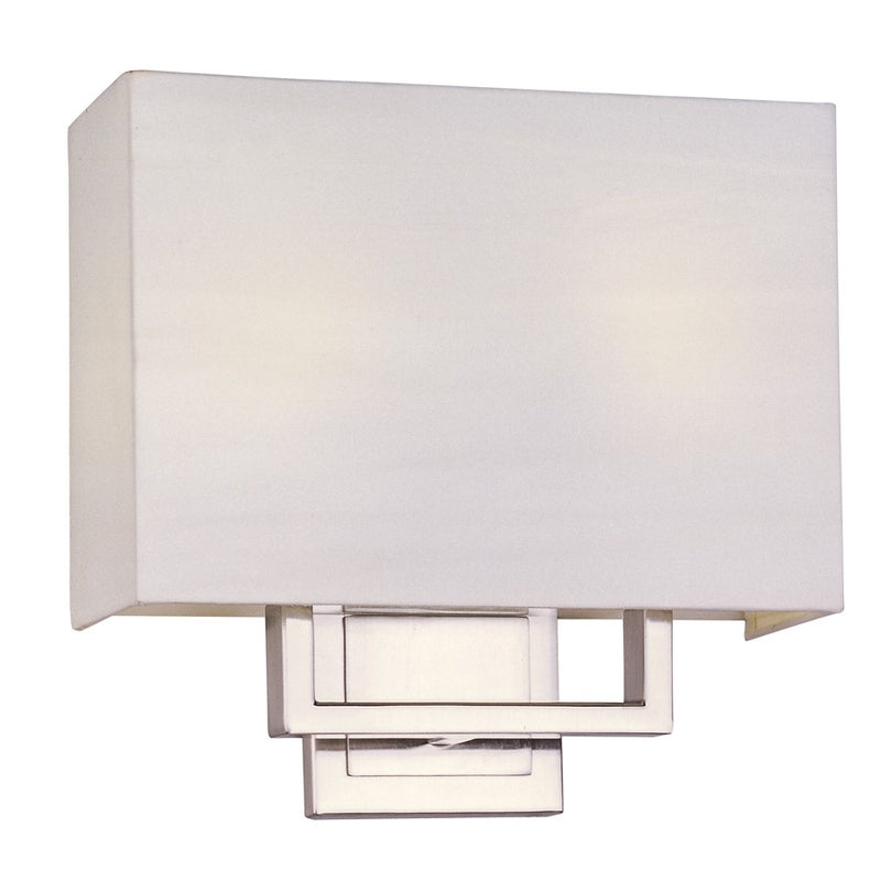 ET2 Lighting Edinburgh LED 2 Light Wall Mount, Satin Nickel