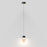 ET2 Lighting Highball 1 Light LED Mini Pendant, Gunmetal/Amber