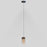 ET2 Lighting Highball 1 Light LED Mini Pendant, Gunmetal/Amber