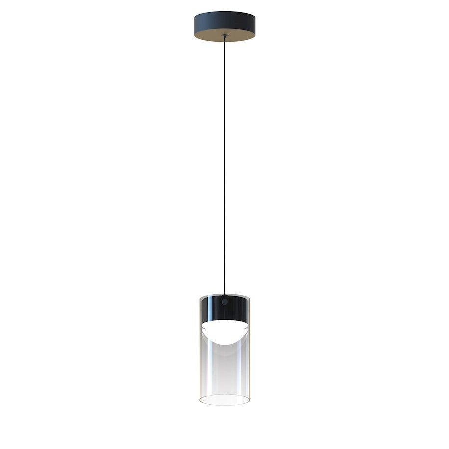 ET2 Lighting Highball 1 Light LED Mini Pendant, Gunmetal/Smoke - E21181-142GM