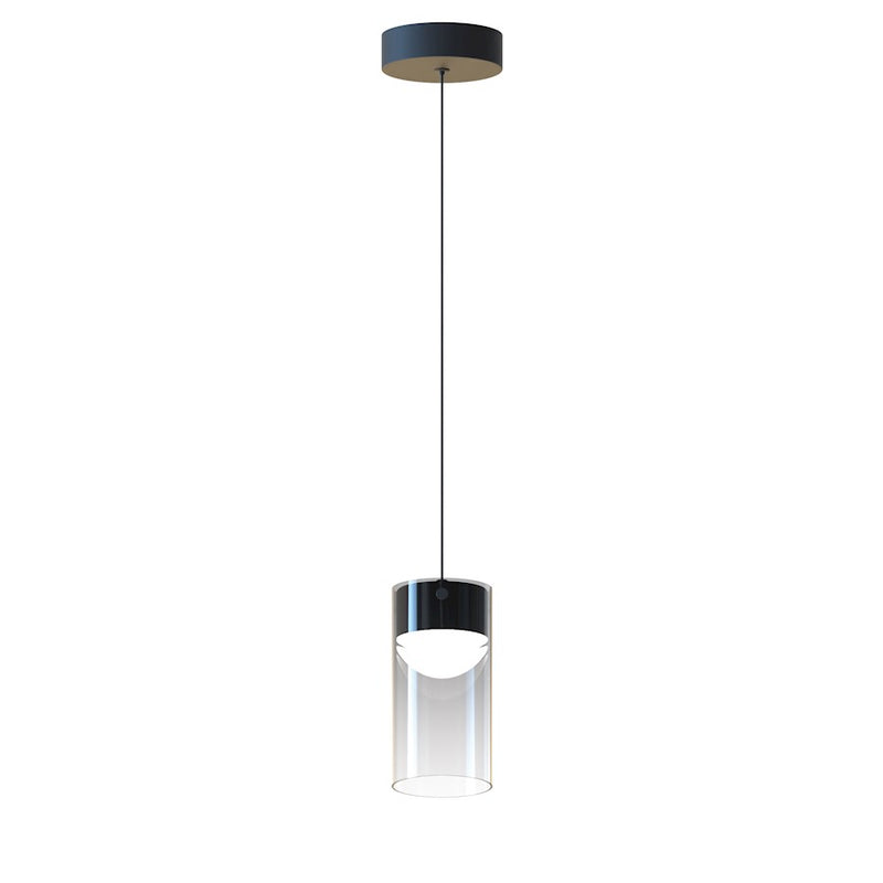 ET2 Lighting Highball 1 Light LED Mini Pendant, Gunmetal/Smoke