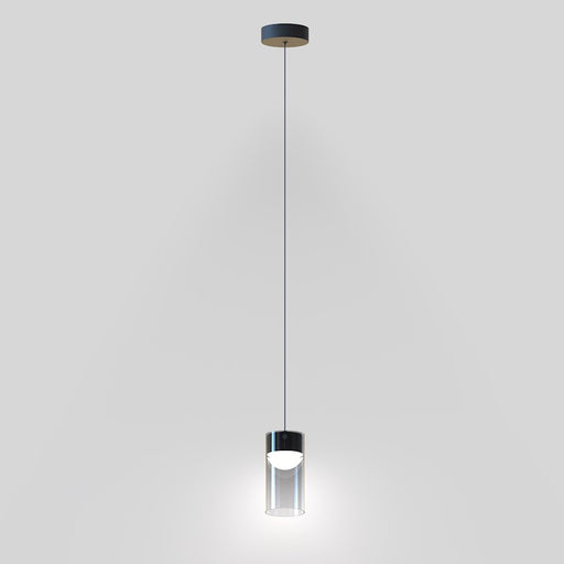ET2 Lighting Highball 1 Light LED Mini Pendant, Gunmetal/Smoke