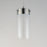 ET2 Lighting Highball 1 Light Mini Pendant, Satin Nickel/Clear