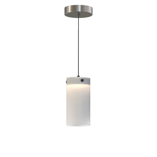 ET2 Lighting Highball 1Lt 8.5" Mini Pendant, Blk/Translucent Frost - E21181-54BK