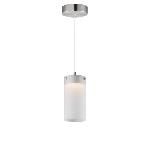 ET2 Lighting Highball 1Lt 8.5" Mini Pendant, Nk/Translucent Frost - E21181-54SN