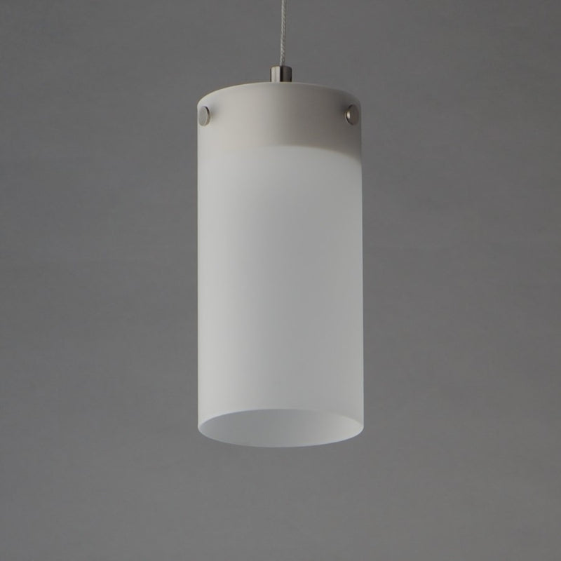 ET2 Lighting Highball 1Lt 8.5" Mini Pendant, Nk/Translucent Frost