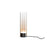 ET2 Lighting Highball 1 Light 14" LED Table Lamp, Gunmetal/Amber - E21182-05GM