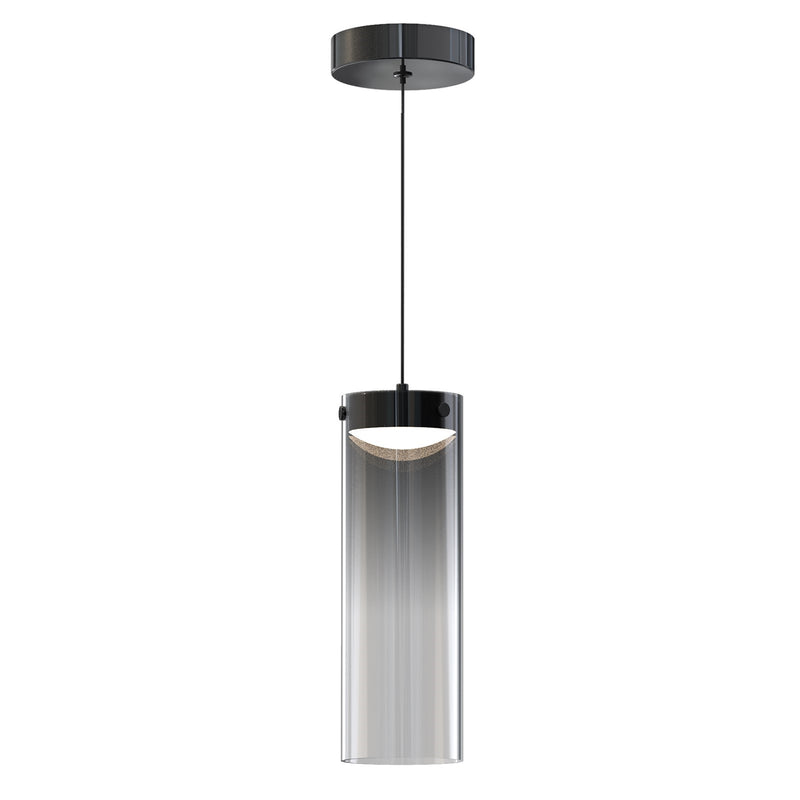 ET2 Lighting Highball 1Lt Mini Pendant, Gunmetal/Graduating Smoke