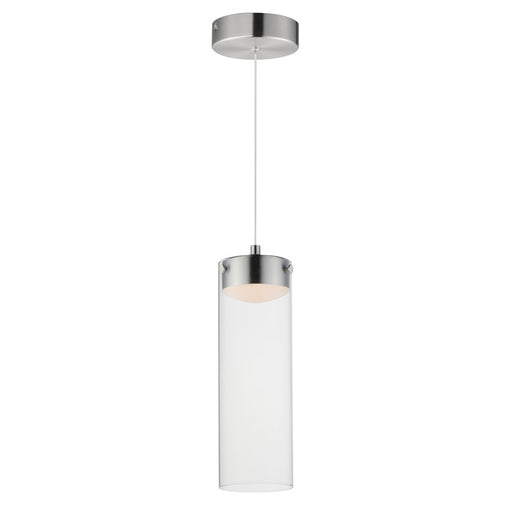 ET2 Lighting Highball Multi-Light Pendant, Satin Nickel/Clear - E21184-18SN