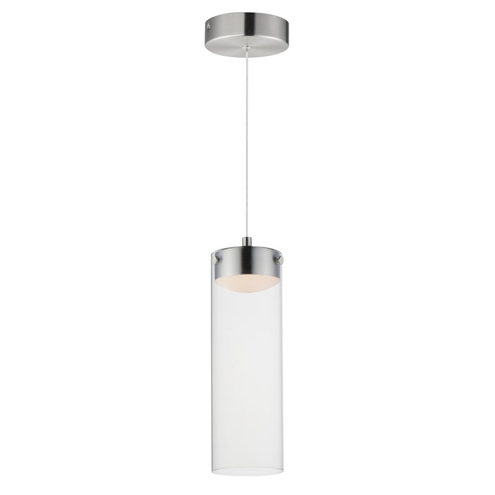 ET2 Lighting Highball Multi-Light Pendant, Satin Nickel/Clear - E21184-18SN