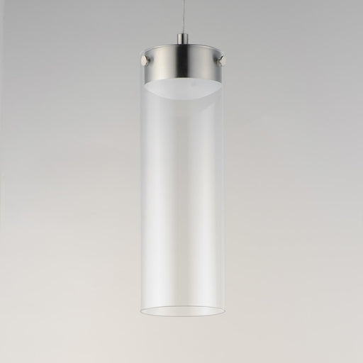 ET2 Lighting Highball Multi-Light Pendant, Satin Nickel/Clear