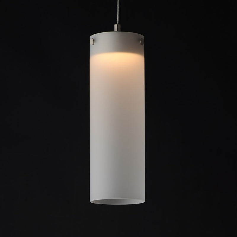 ET2 Lighting Highball 1Lt 12.5" Mini Pendant, Nk/Translucent Frost