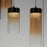 ET2 Lighting Highball 5 Light LED Pendant, Gunmetal/Amber