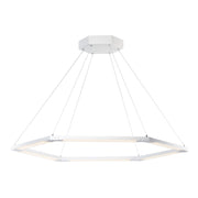 ET2 Lighting Rotator 1-Light LED Pendant in Matte White