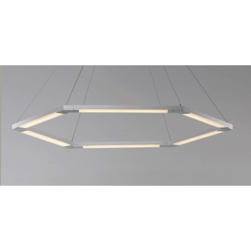 ET2 Lighting Rotator 1-Light LED Pendant in Matte White