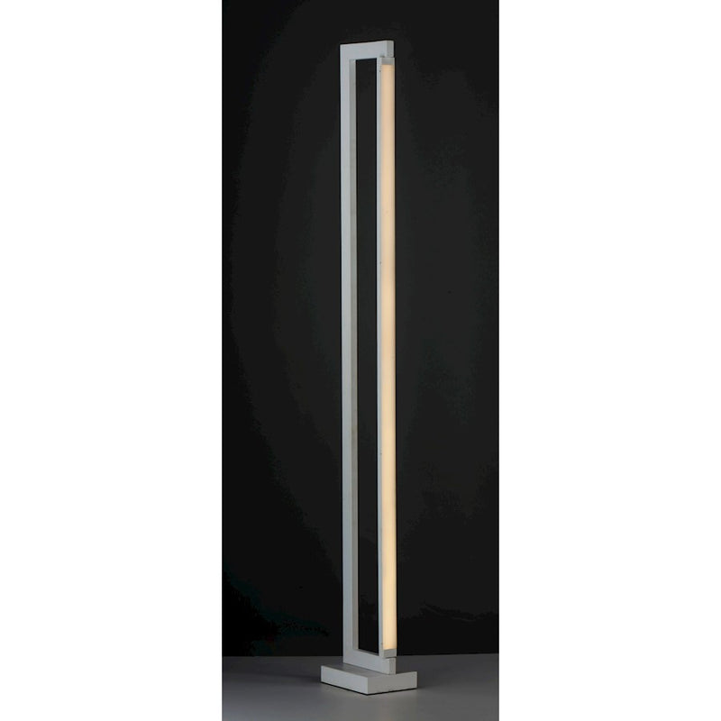 ET2 Lighting Rotator LED 1-Light Floor Lamp in Matte White