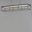 ET2 Lighting Entanglement Linear 1Lt LED Pendant, Black/Crystal