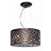 ET2 Lighting Inca 7 Light Pendant, Bronze