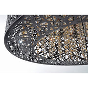 ET2 Lighting Inca 7 Light Pendant, Bronze