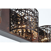 ET2 Lighting Inca 4 Light Wall Mount, Bronze