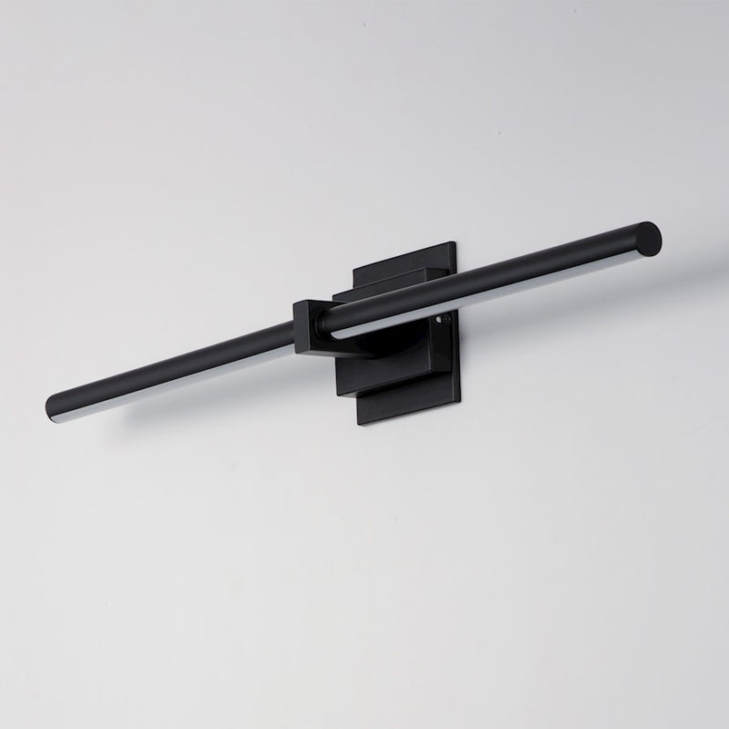 ET2 Lighting Dorian 1 Light 22" LED Wall Sconce, Black
