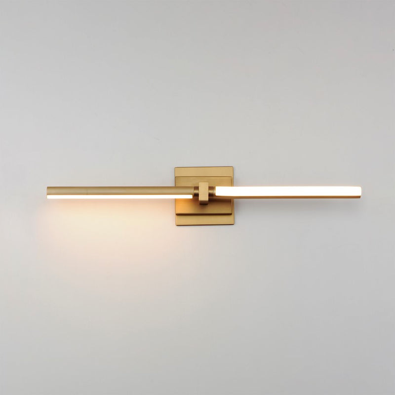 ET2 Lighting Dorian 1 Light 22" LED Wall Sconce, Gold